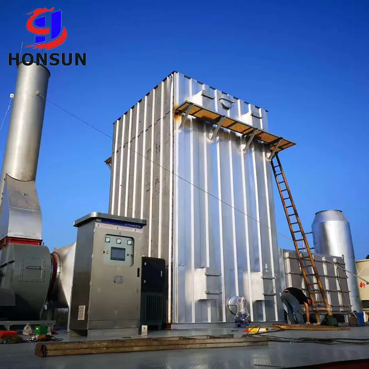 Équipement de traitement des gaz à déchets de machine Stenter